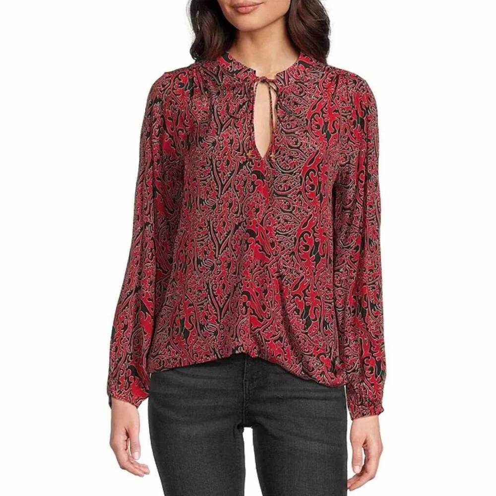 NEW APNY rossover top with tassel in red